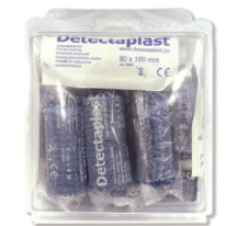 Blue food safety bandage